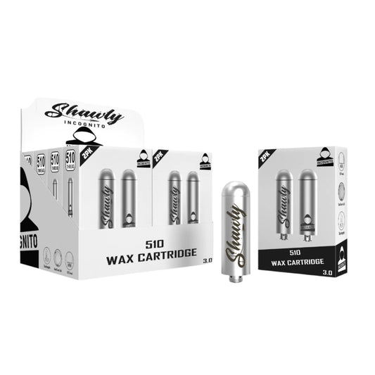 Incognito 510 Dab Cart Shawty Stainless Steel 8CT